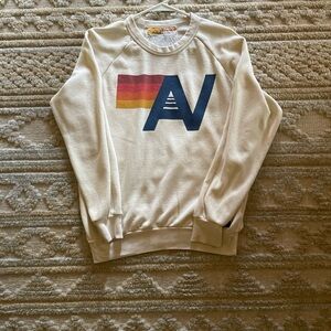 Aviator Nation Cream Sweatshirt